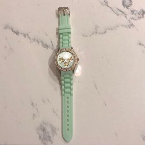 Mint green BKE watch